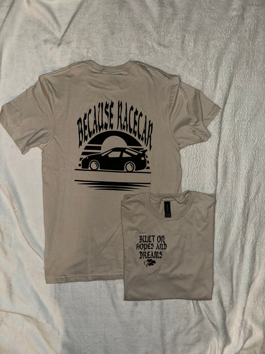 Because race car shirts